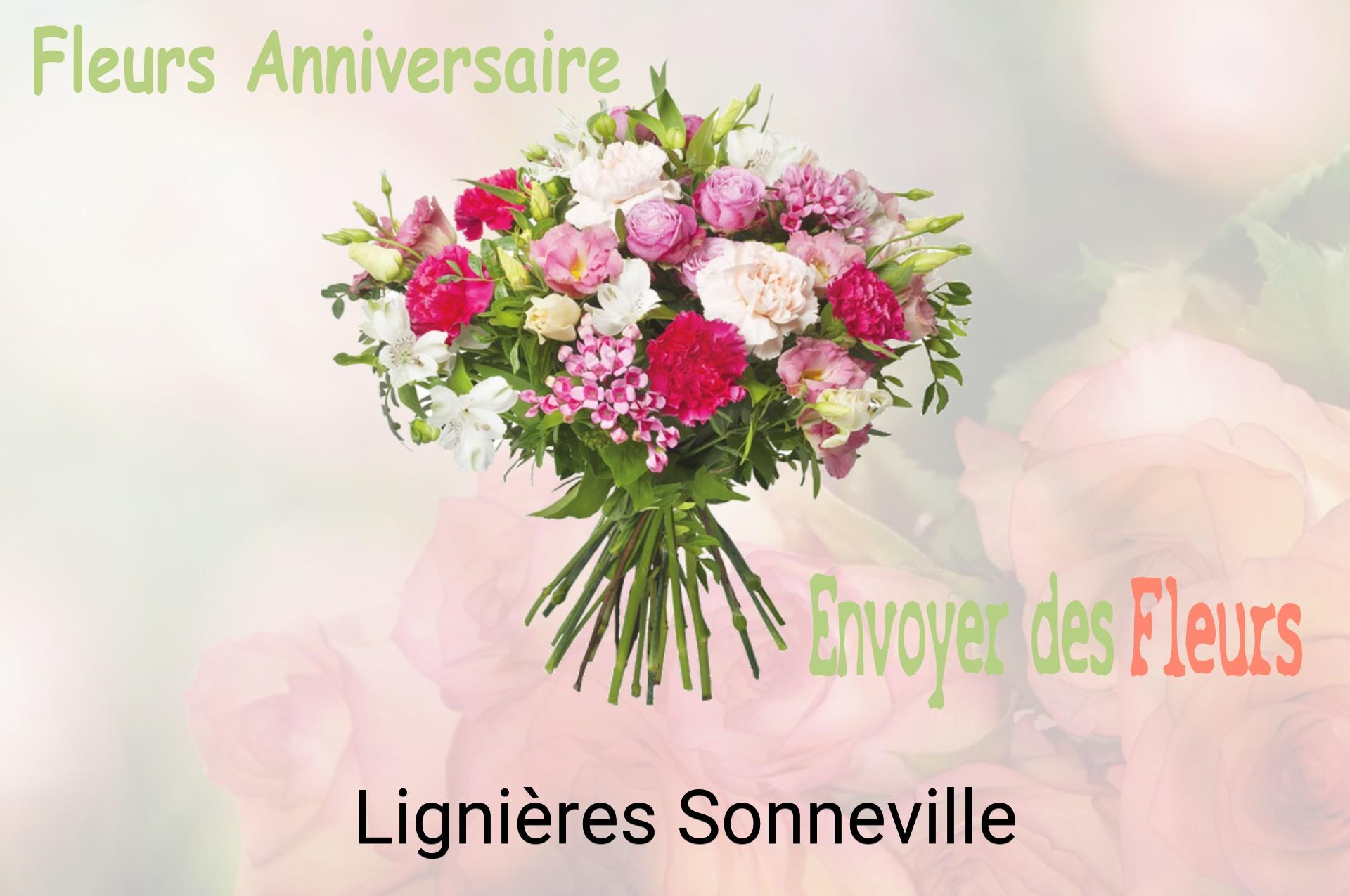 Bouquet de fleurs d’anniversaire livré à Lignières-Sonneville