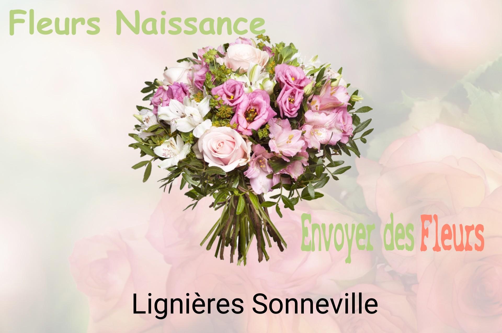 Bouquet de fleurs de naissance livré à Lignières-Sonneville